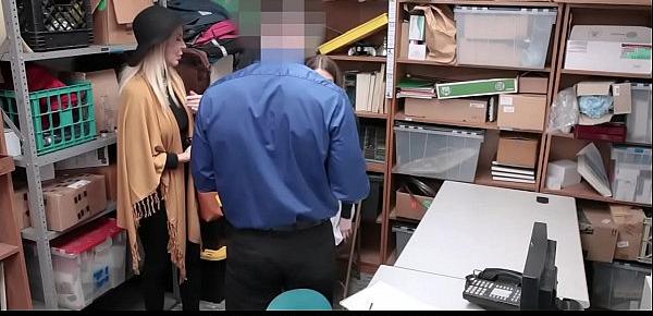  ShopLyfter - Granddaughter And Grandmother Duo Fuck LP Officer After Getting Cau